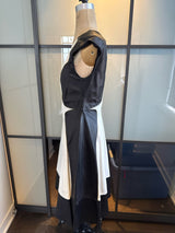 Ohne Title Size 2 Black & White Leather Dress