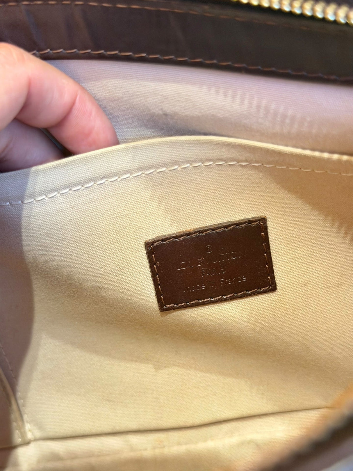 Louis Vuitton burgundy monogram Lucille bag