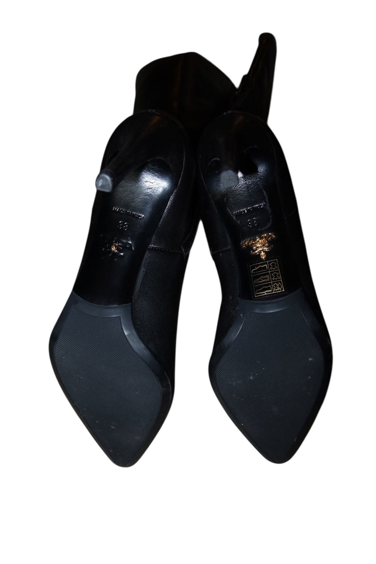 Prada black boots (38)