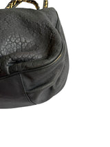Fendi grey pebbled leather Mia tote bag