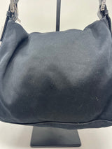 #69 Fendi Mamma Baguette Black neoprene Leather