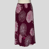 Floral knee length skirt