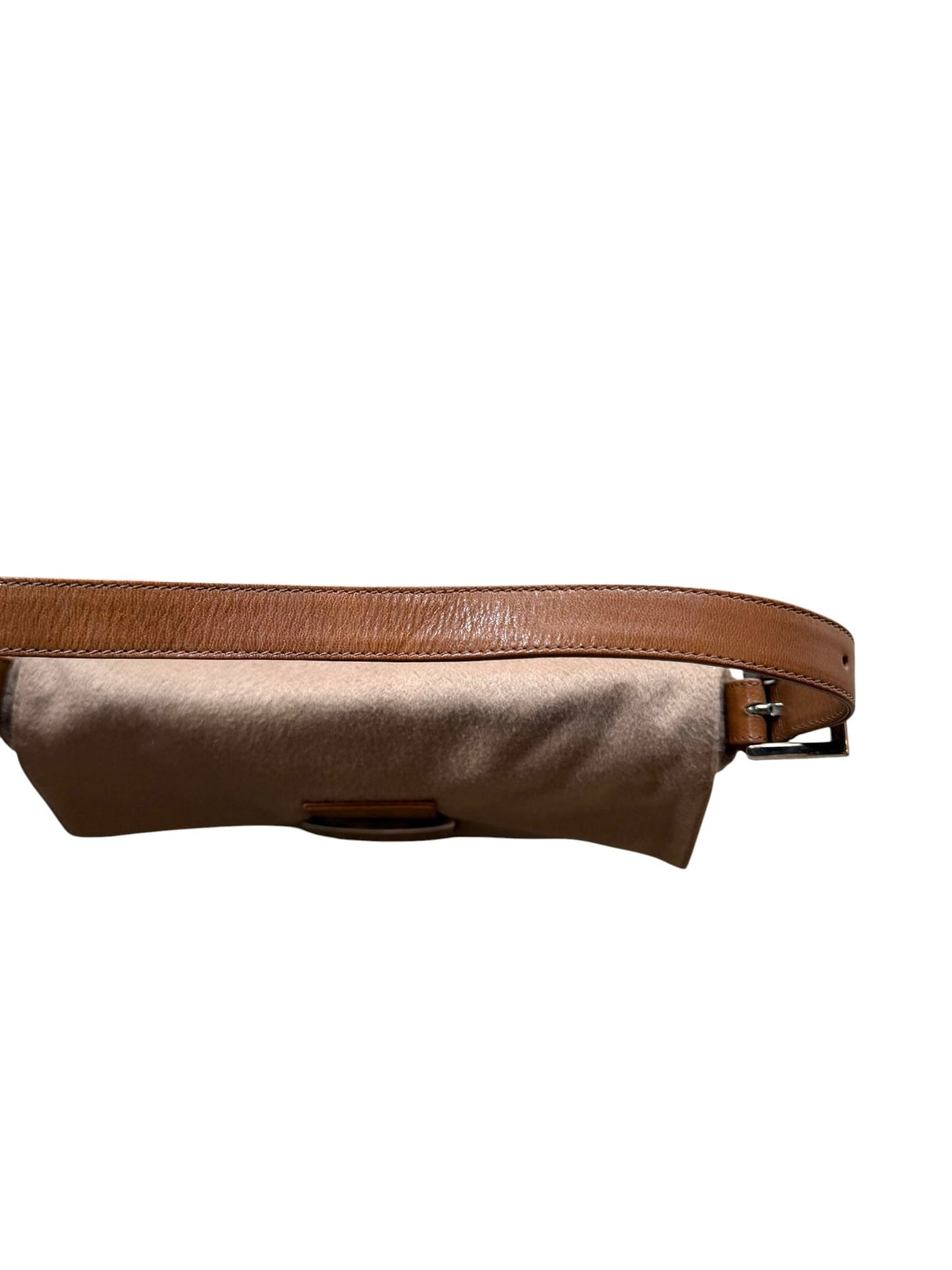 Fendi brown cashmere baguette bag