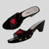 Kiss and Tell clogs - size 7
