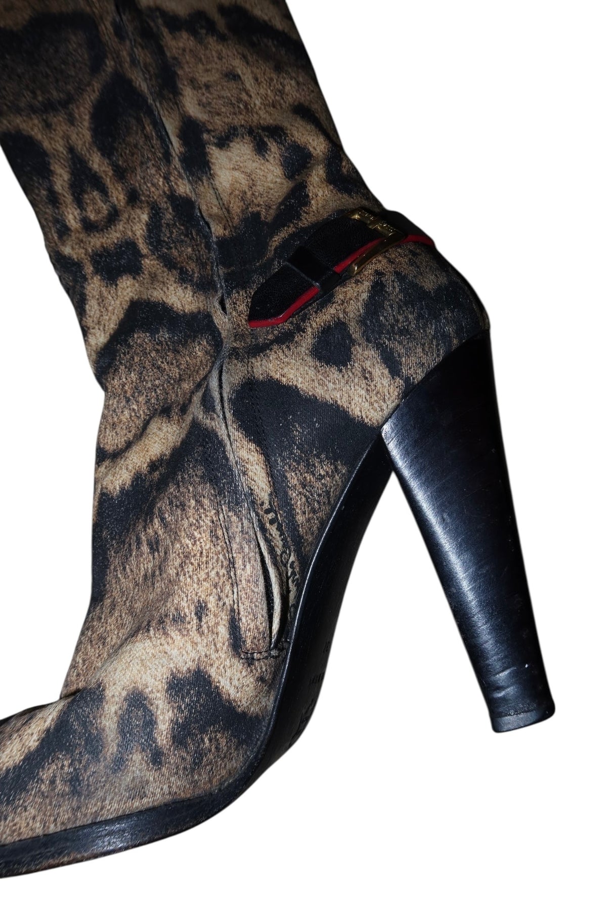 Roberto Cavalli Leopard boots (37)