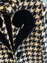 Moschino Cheap & Chic  Black White Question Mark Wool & Mohair Jacket
