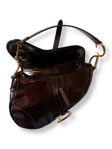 Dior Vintage Patent Leather Saddle