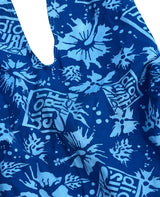 Dior surf print halter one-piece swimsuit with silver hardware from Spring 2004 Surf Chick collection by John Galliano size40