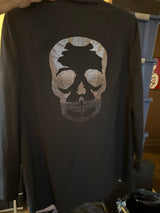 Zadig & Voltaire Size 40 Black Blazer with Skull