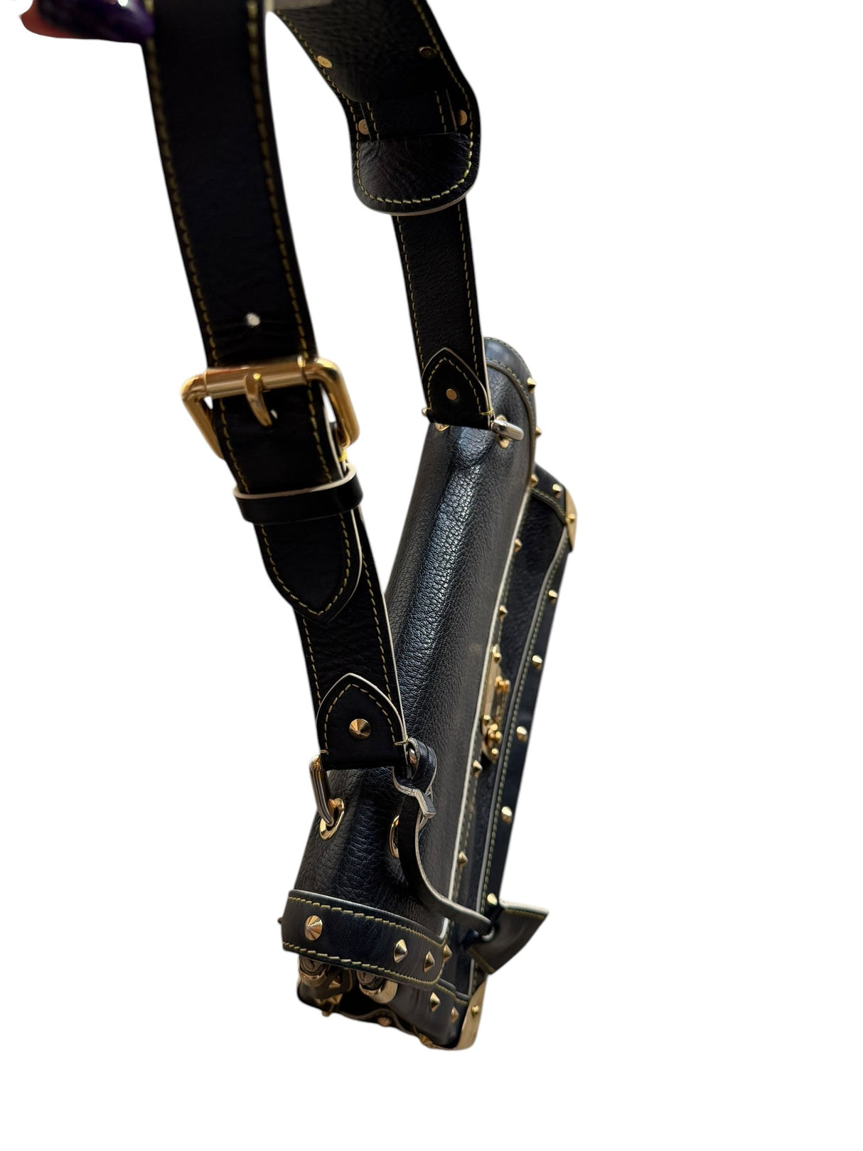 Louis Vuitton black Suhali L’Aimable bag