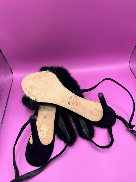 Vintage Barneys Mink Heels size 42