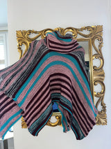 Missoni Lane Wool Multicolor and Glitter Poncho