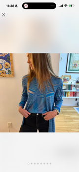 Missoni Blue sweater tank set