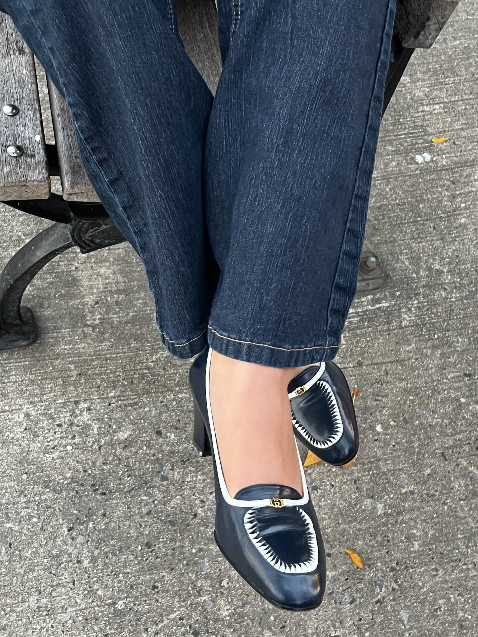 70s Gucci Heeled Loafers