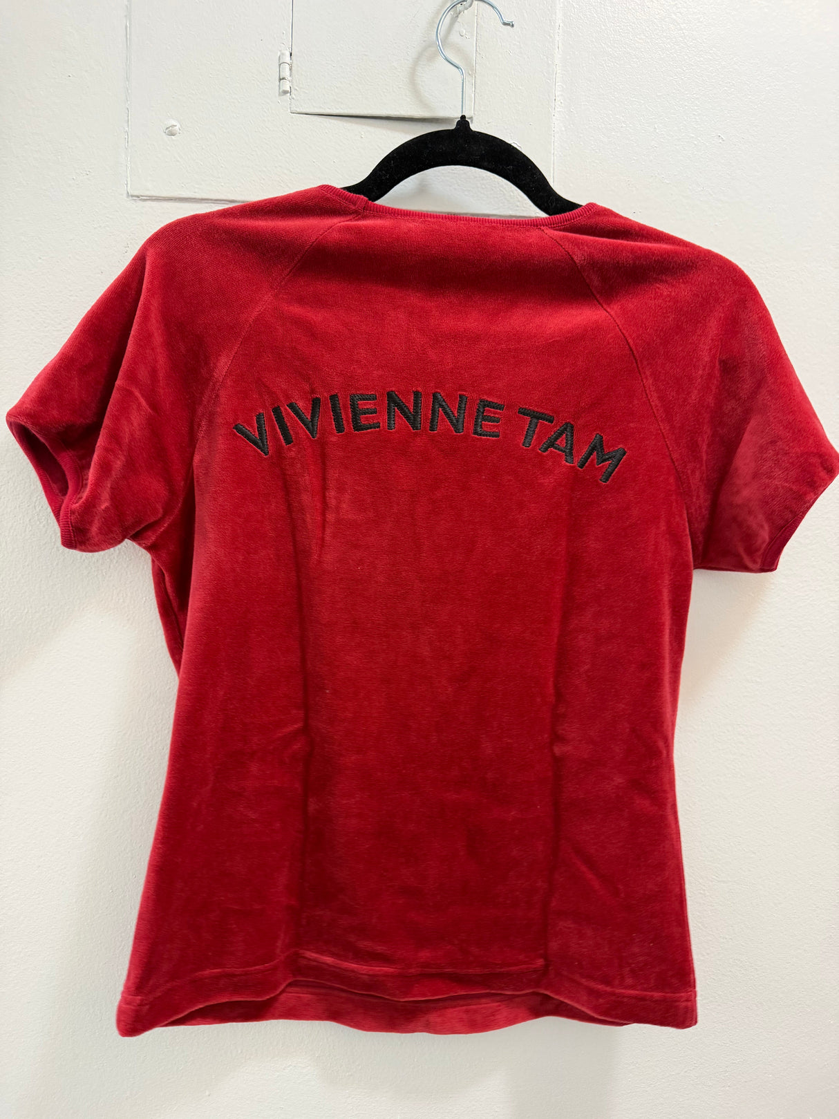 Vintage Vivienne Tam y2k red Asian top - TUV #87925
