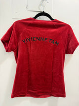 Vintage Vivienne Tam y2k red Asian top - TUV #87925