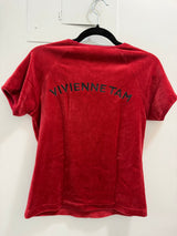 Vintage Vivienne Tam y2k red Asian top - TUV #87925