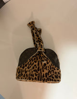 Authentic Vintage Louis Vuitton x Azzedine Alaïa 1996 Limited Edition Monogram Canvas & Leopard Calf Hair Centenaire Alma Bag “as is”