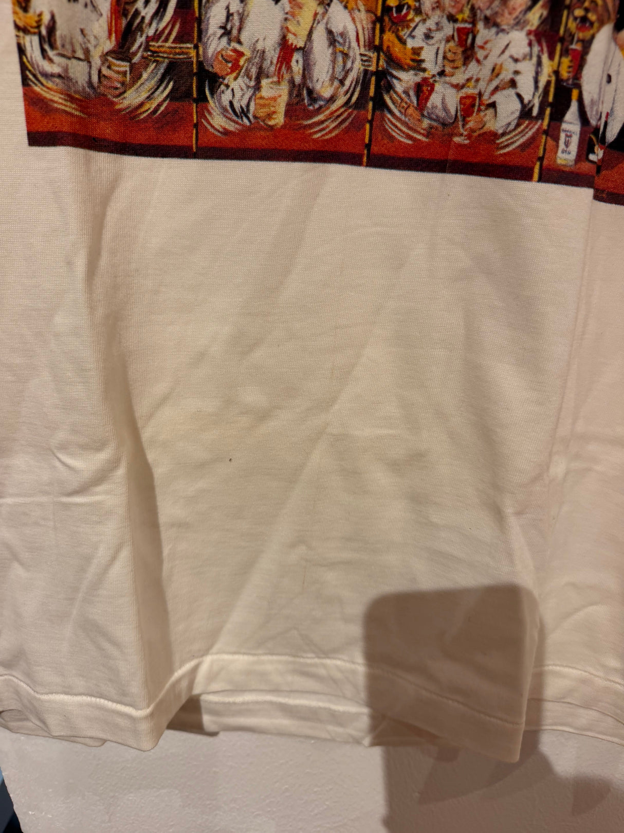 1990s “as is” Raffles Hotel Singapore Tee can fit xs - xl - TUV #321685
