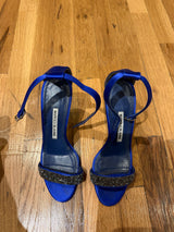 Manolo Blahnik Blue Heels Size 36 - sku TUV #6578