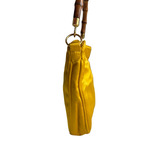 Gucci Vintage Satin Bamboo Hobo