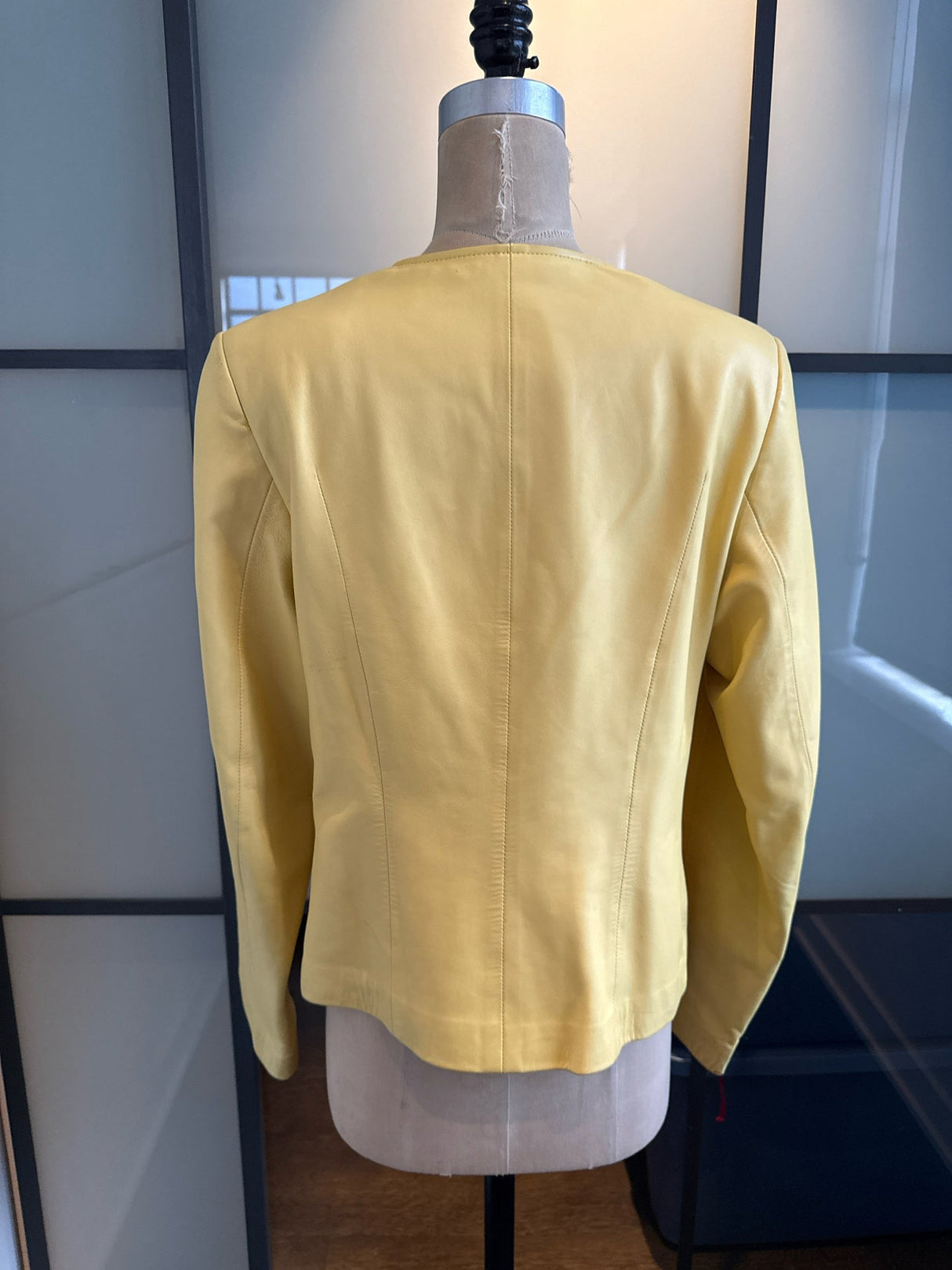 Solsona Leather Zip Front Jacket Vintage
