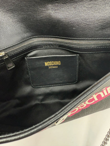 Moschino Pink & Black Barbie Shoulder Bag / Clutch