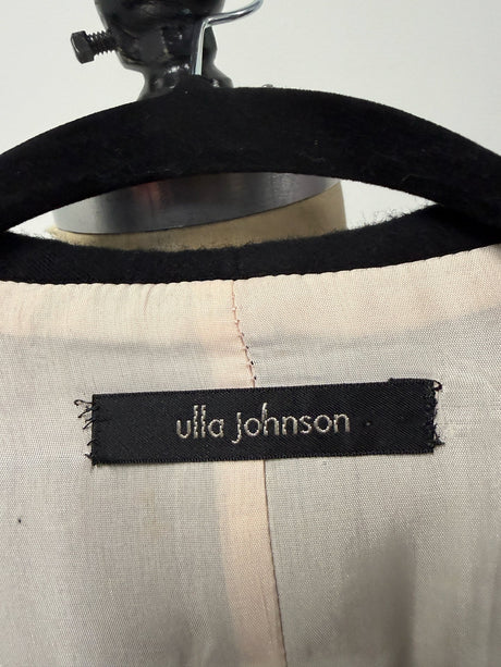 Ulla Johnson Size S Black Wool Sailor Dress