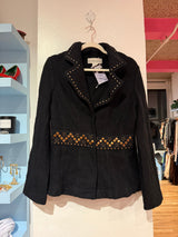 Y2K 100% boiled wool jacket size small - tuv #22