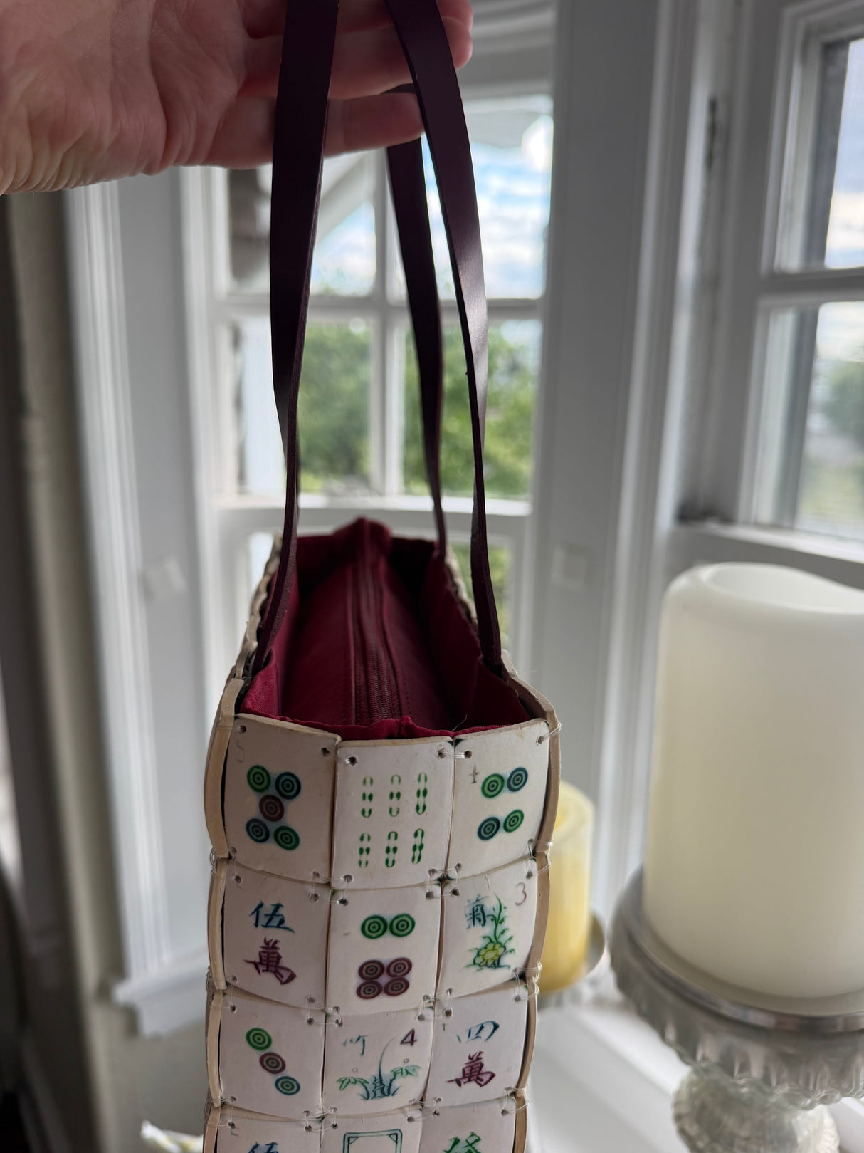 Vintage Mahjong purse - sku tuv #23123