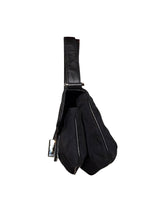 Chanel giant Mademoiselle black quilted nylon flap bag