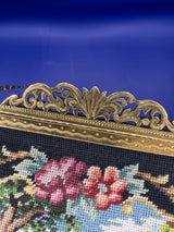 Jolles Original Austrian Petit Point Evening Bag w/matching mini floral coin purse