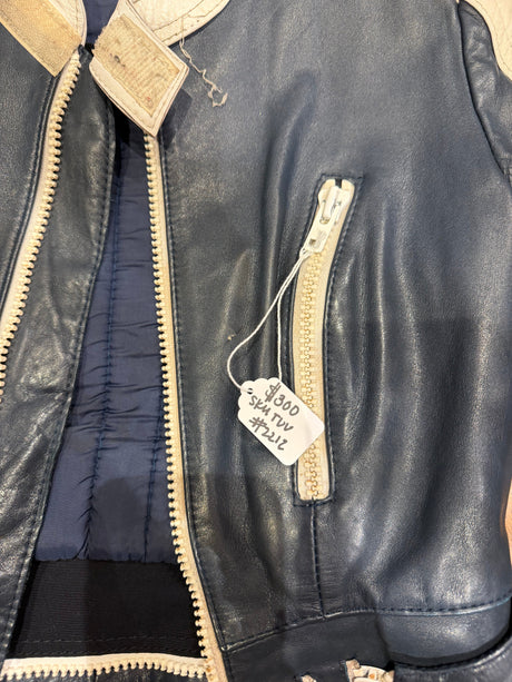 VTG navy racing jacket - sku TUV #2212