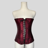 Ornate lace up front corset