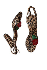 Dolce & Gabbana leopard heels with rose detail (38)