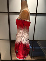 Moschino Red & White Size 6 Strapless Coca-Cola Dress