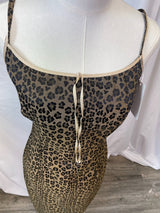 Fendi Leopard Print Midi Dress