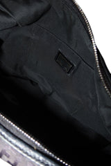 Fendi black half moon hobo bag