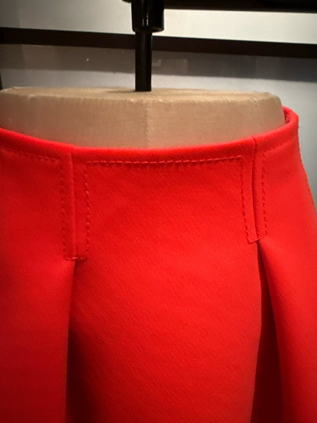 Kenzo Orange Full Skater Skirt
