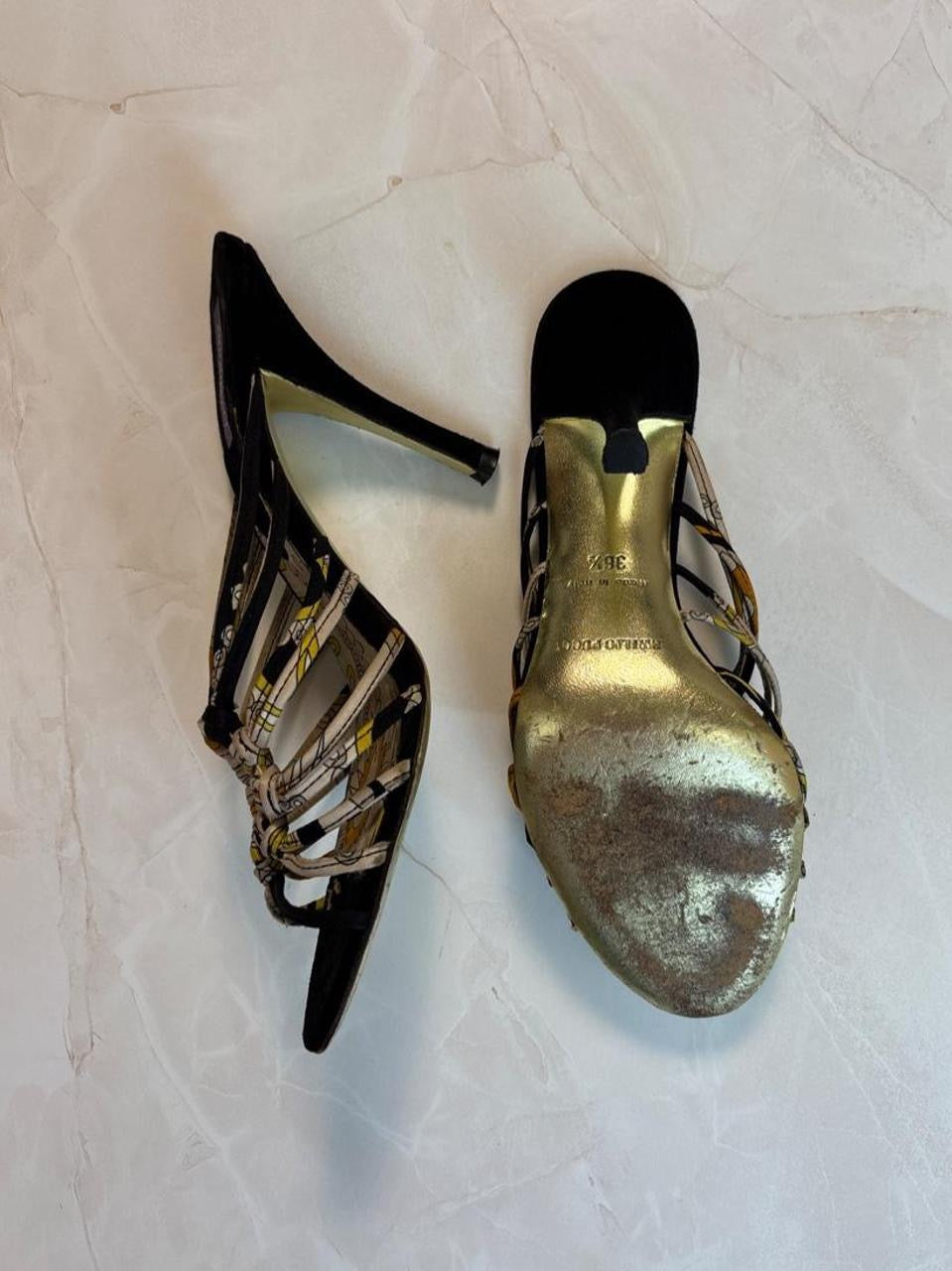 EU 36.5 Emilio Pucci Strappy Sandal