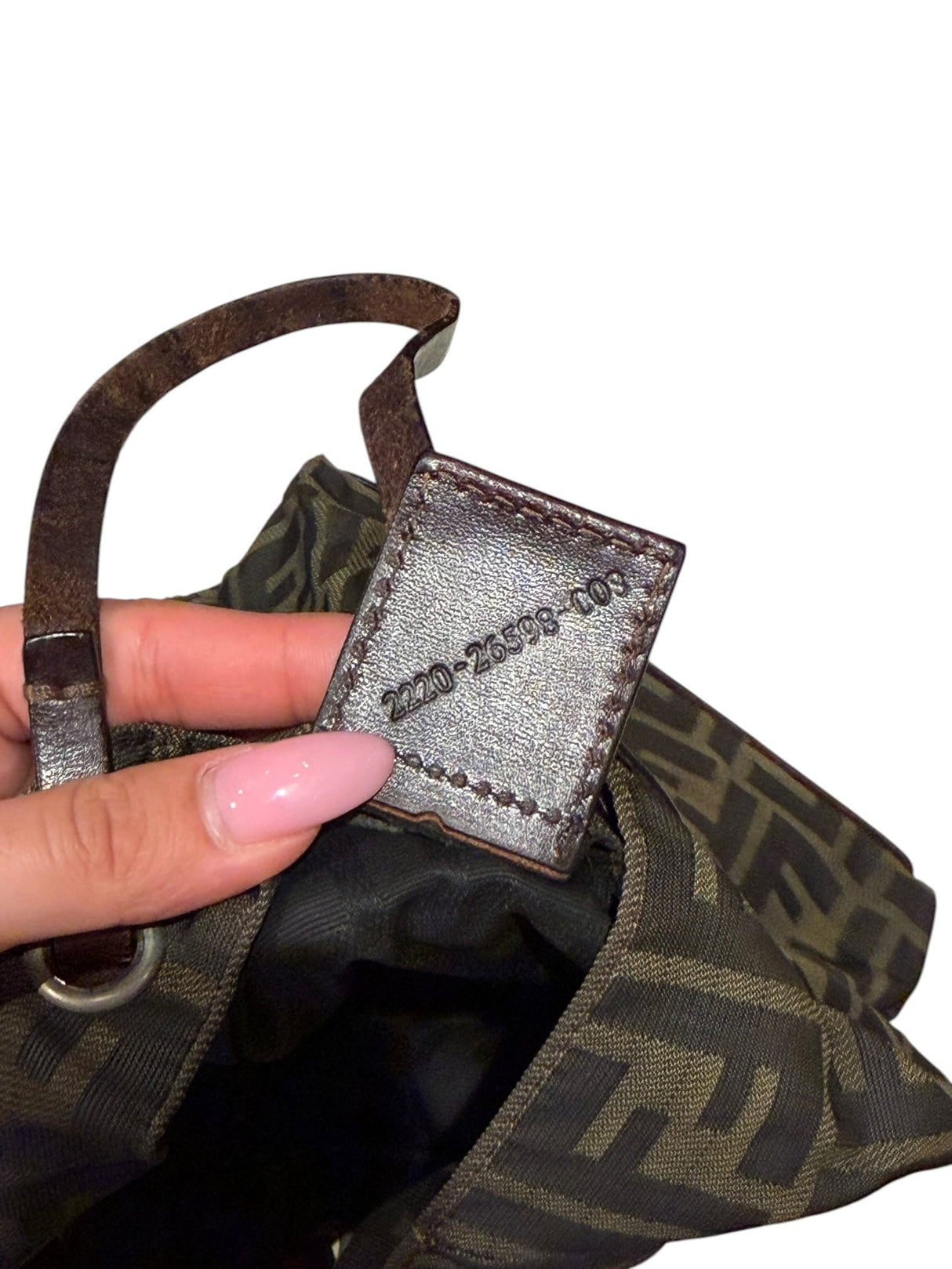 Fendi zucca canvas tote bag