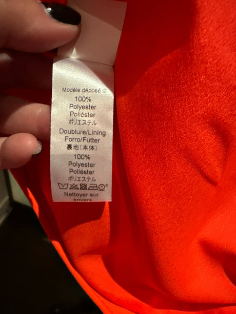 Kenzo Orange Full Skater Skirt