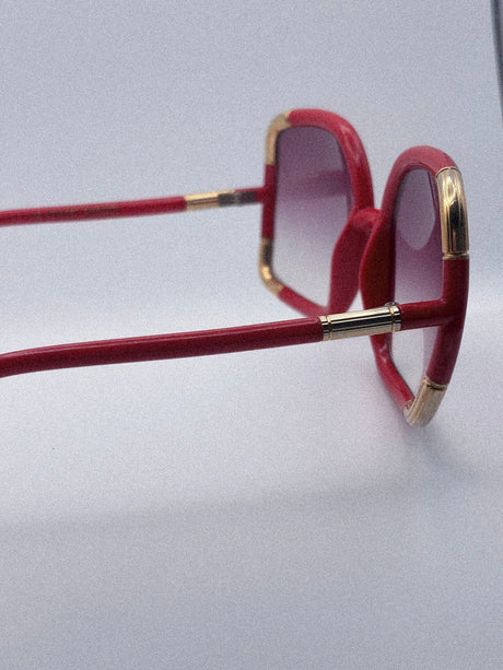 "Le Carré Rouge" 1970s Ted Lapidus Sunglasses