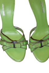 Roberto Cavalli green heels (37.5)