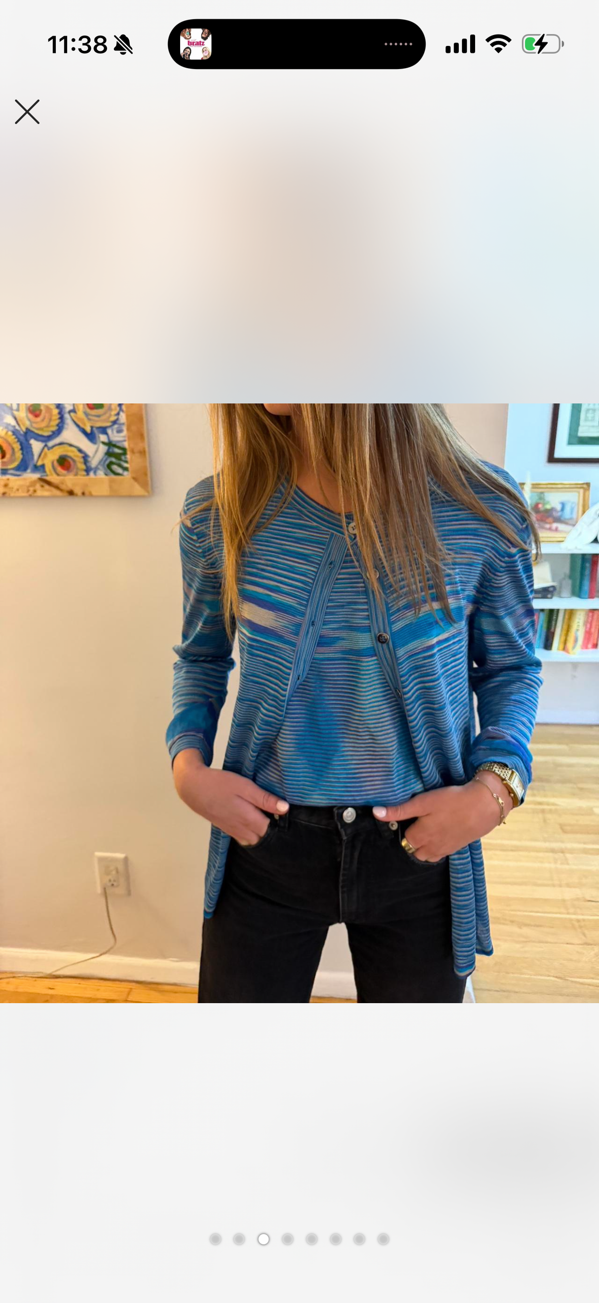 Missoni Blue sweater tank set