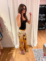 Rare “as is” Jean Paul Gaultier 2001 silk runway pants TUV #32156