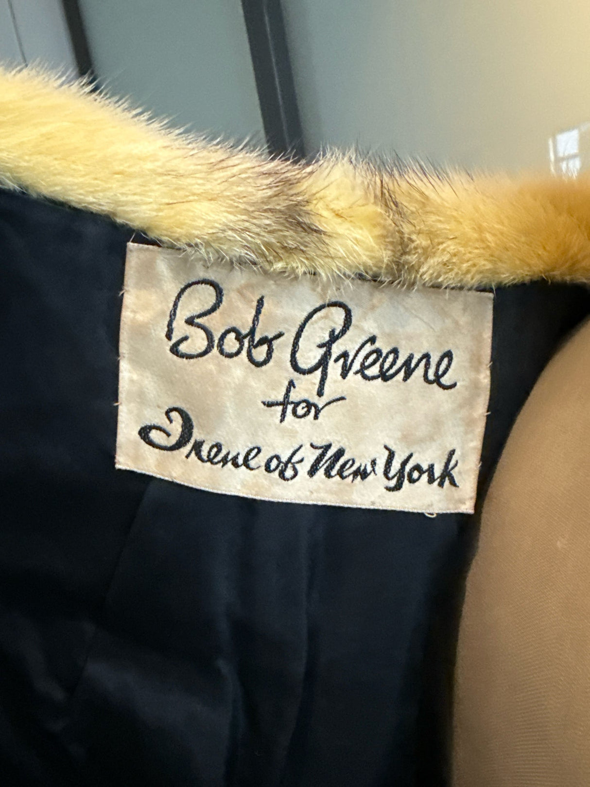 Bob Greene for Irene of New York Leather & Fur Vest