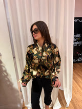 Vintage 100% silk top TUV #73