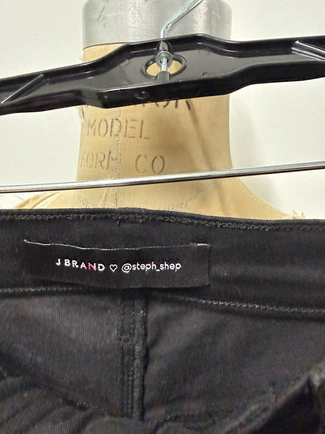 J. Brand stephn Shep  Black Lace front skinny Jeans