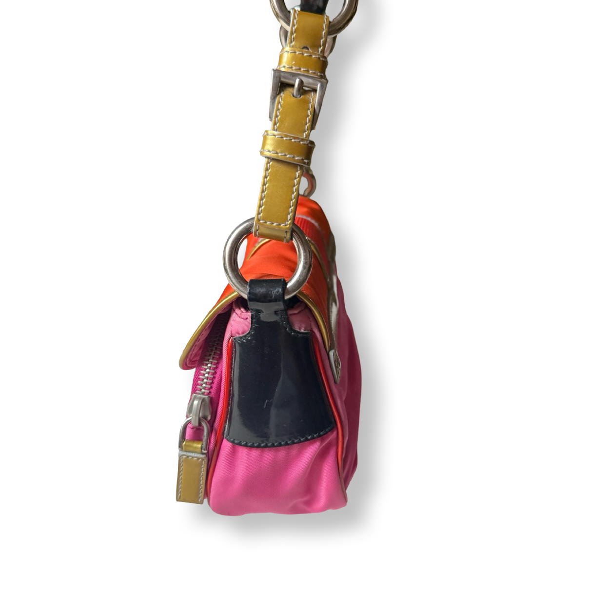 Prada Vintage Rosa Pocket Space Shoulder